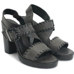 JOHN FLUEVOG Hopscotch Tuggawar Strappy Heeled Sandals